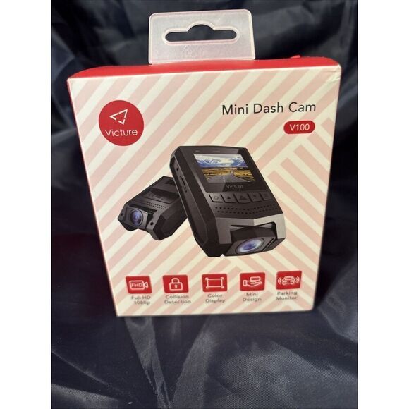 Mini 1080P Car DVR Camera Dash Cam Collision Detection, Colored Display, Parking - Picture 1 of 9